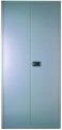 abschlie&szlig;barer B&uuml;ro-Stahlschrank silber