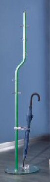 Standgarderobe Mono-Stand 10 silber