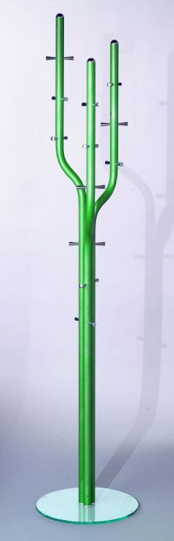 Kleidergarderobe Stand 10 grünmetallic