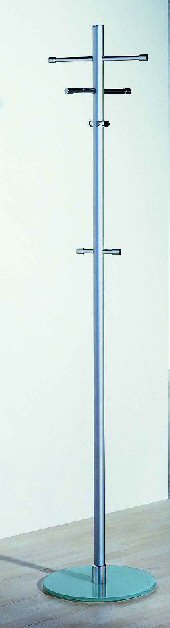 Standgarderobe Metall verchromt