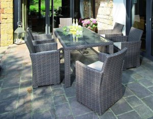Garten-Geflechtm&ouml;bel-Kollektion Carmel