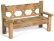 robuste Gartenbank aus Old Teak massiv