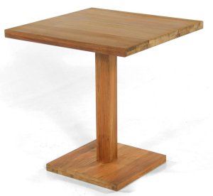 quadratischer Teakholz-Gartentisch