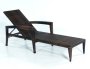 bequem Gartenliege - Kunststoffgeflecht choco