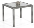 Geflecht-Gartentisch 90 x 90 cm