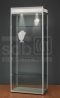 Vitrine mit beleuchteter Blende f&uuml;r Firmenlogo
