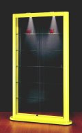 Schrankvitrine in Sonderlackierung