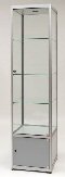 Glasvitrine mit abschlie&szlig;barem Unterschrank