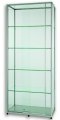 S&auml;ulenvitrine aus ESG-Hartglas
