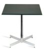 besonders standstabiler Bistrotisch Tischbein verchromt