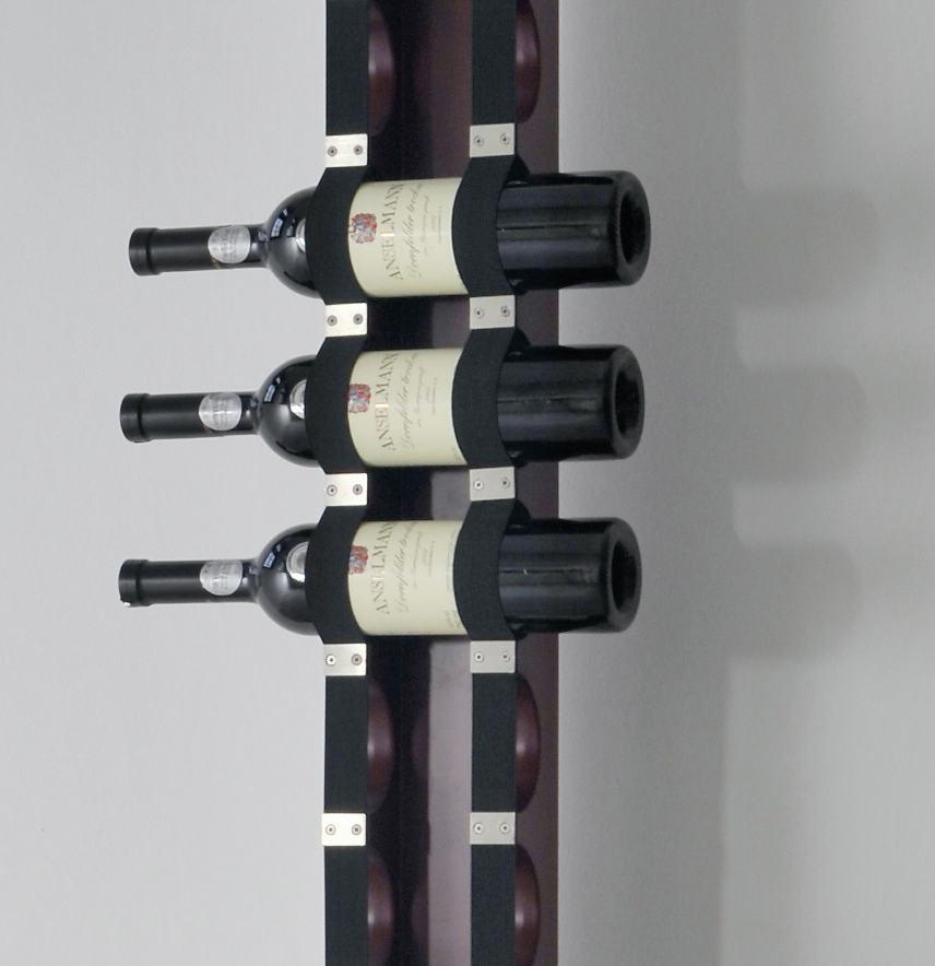 Weinständer mit sicheren Weinflaschenhalterungen