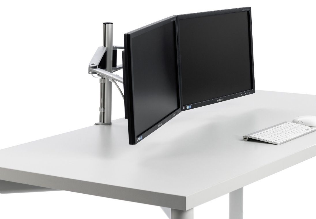 Schreibtisch- / Monitorhalterung f&uuml;r 2 Computermonitore