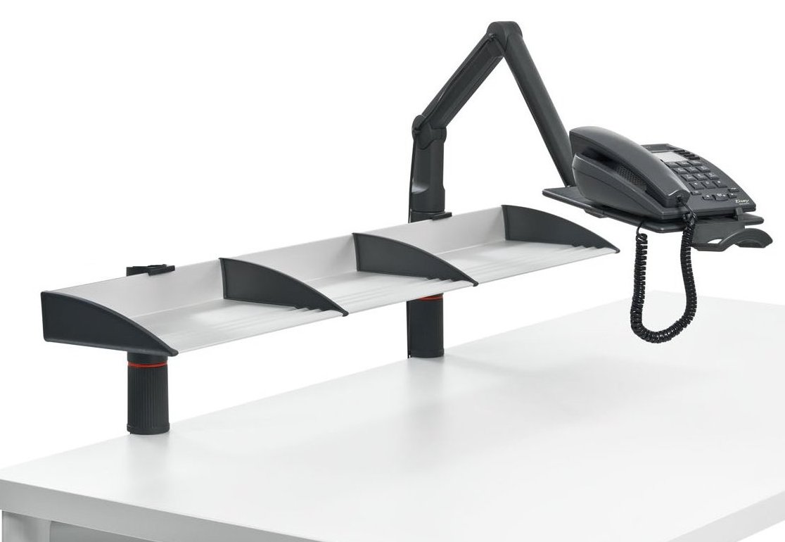 Telefon-Gelenkarm zur stabilen Schreibtischmontage