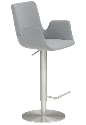 bequemer Tresen-Barhocker drehbarer Polstersitz bequemer Tresen-Barhocker Sitzhöhe: 55 bis 82 cm drehbarer Polstersitz