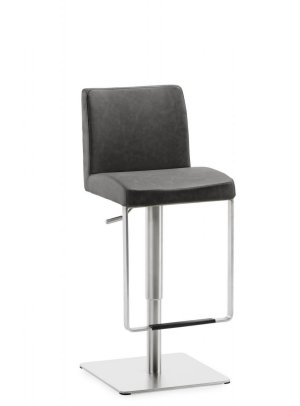 stufenlos höhenverstellbarer Design-Barhocker