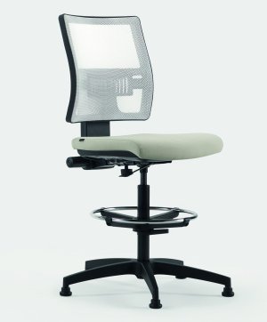 stufenlos höhenverstellbarer Arbeitsdrehstuhl bequem atmungsaktiv