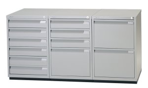 robuster Büro-Metallschrank abschließbar