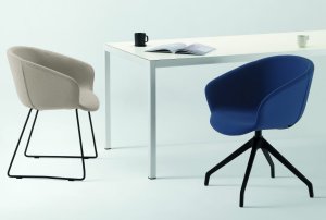 bequeme Polsterstühle mit schwer entflammbaren Sitzbezügen
