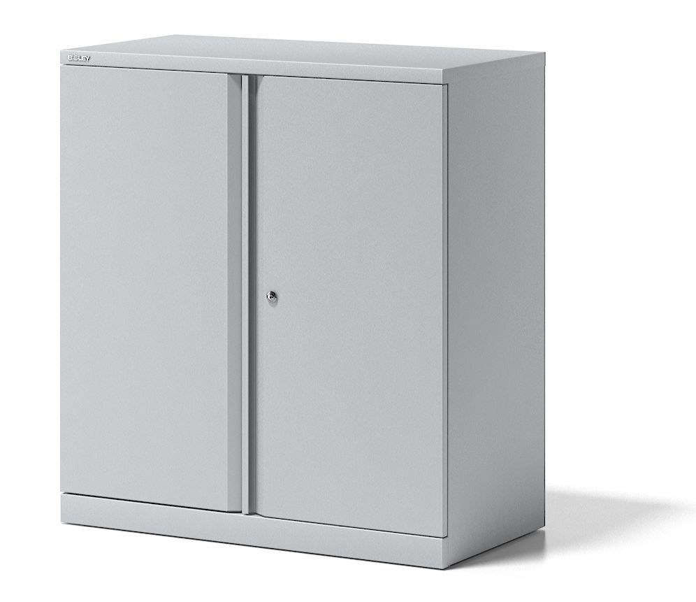 1 Meter hoher Büro-Stahlschrank abschließbar