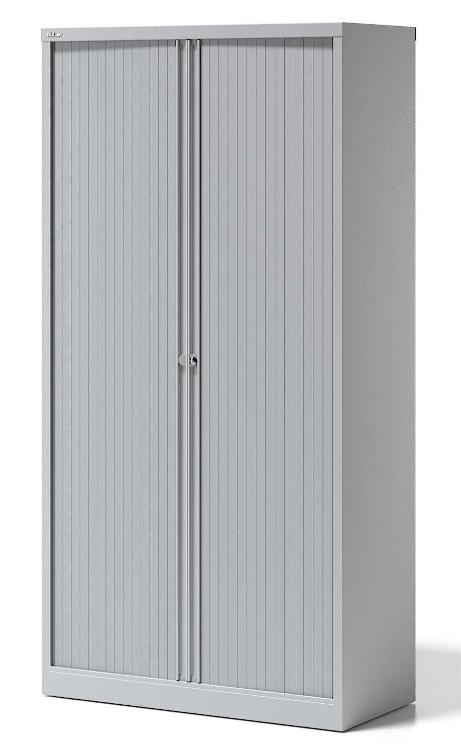 2 Meter hoher Rollladenbüroschrank Stahl