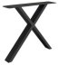 Tisch mit X-Gestell