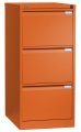 Bürostahlschrank orange