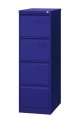 Hängeregistraturschrank-blau mit 4 Schubladen