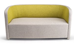 Business-Lounge-Sofa mit Ladestation für Handys und Laptops