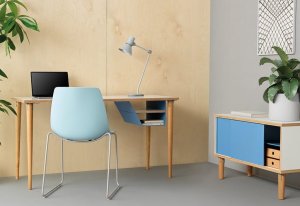 elegante hochwertige Homeoffice-Ausstattung Design-Schreibtisch Büro-Sideboard