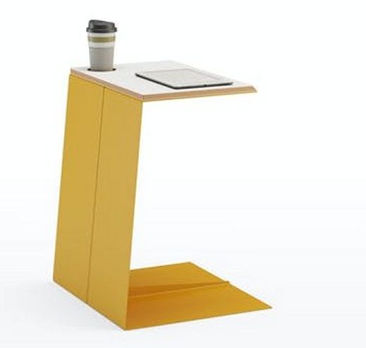 eleganter Design-Beistelltisch für das Homeoffice