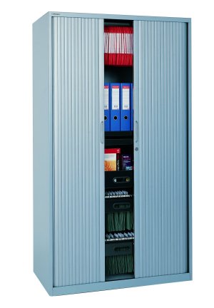Büro- Rollladentüren-Metallschrank 