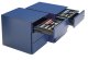 Schreibtischrollcontainer blau