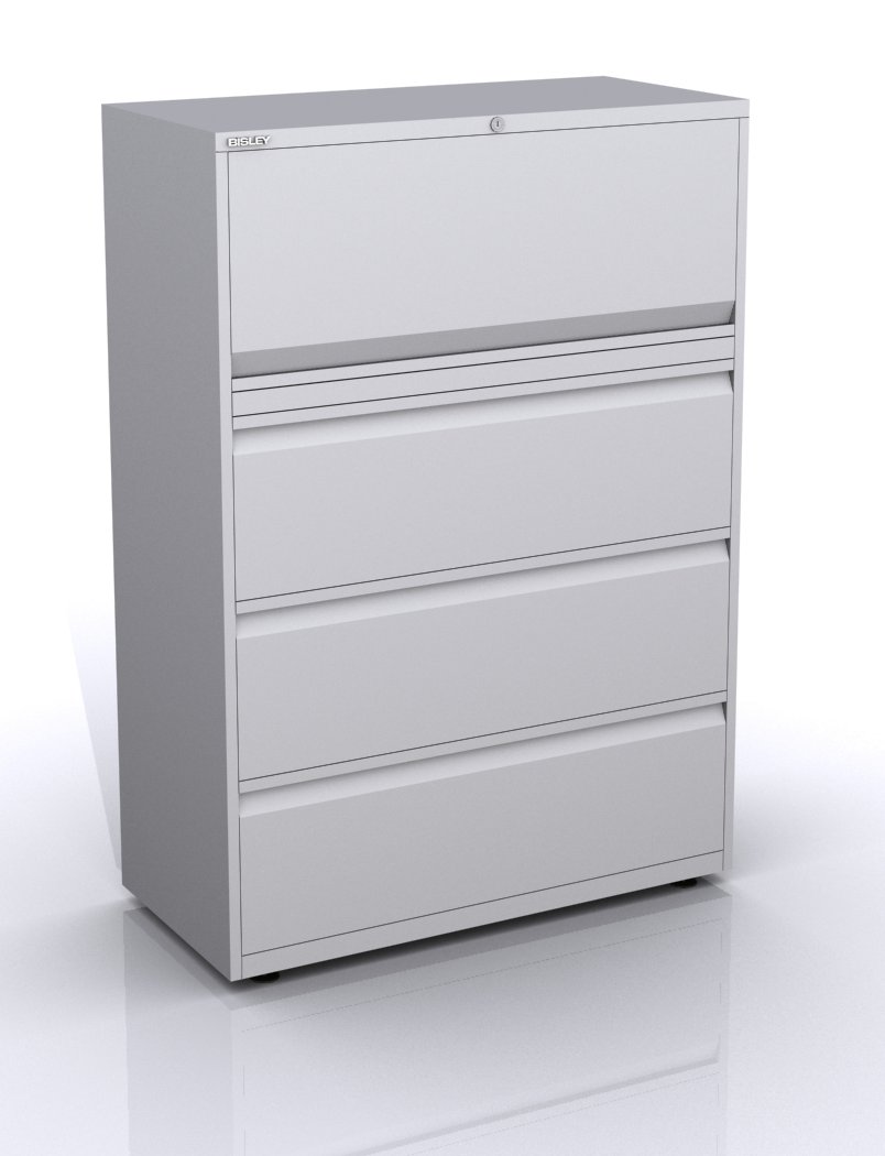 abschließbarer Klapptür-Hängeregister-Stahlschrank 