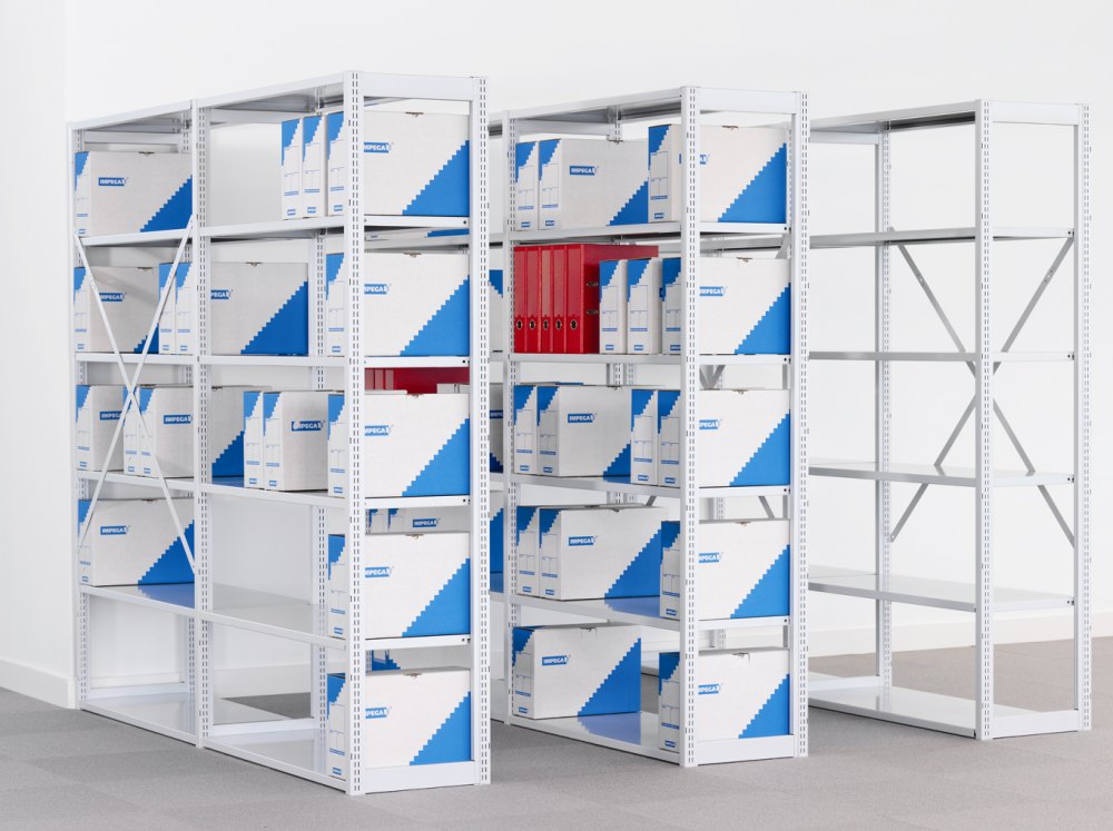 sehr stabiles Büroregal-System