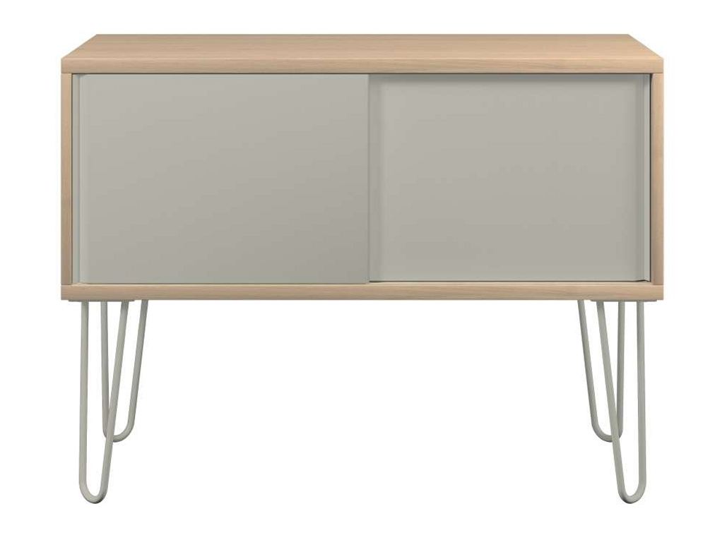 günstiges Staufach-Sideboard von Bisley aus Holz und Stahl
