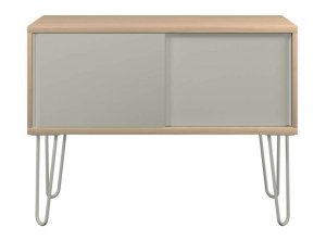 preiswertes und modernes Büro-Sideboard mit Schiebetüren