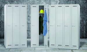 Stahl-Kleiderspinde für Betriebe