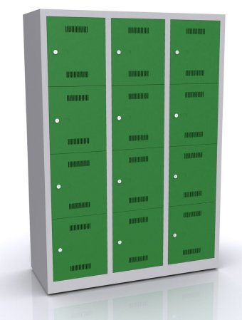 Schließfach-Stahlschrank für Bibliotheken