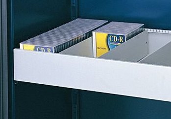 Büro-Stahlschrank mit ausziehbarer Schublade