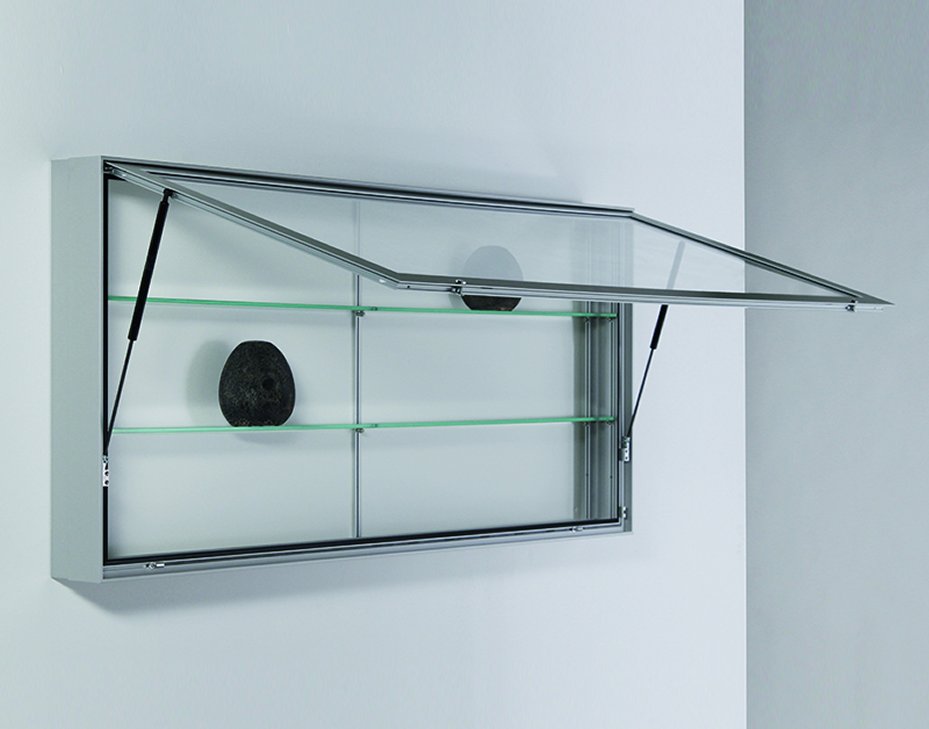 Wandvitrine für Außenbereich witterungsbeständig
