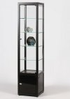 Standvitrine mit LED-Fachbodenbeleuchtung