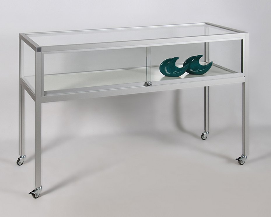 Staubdichte Tischvitrine bruchfest staubdichte Tischvitrine Breite 150 cm Vitrinenteil abschließbar