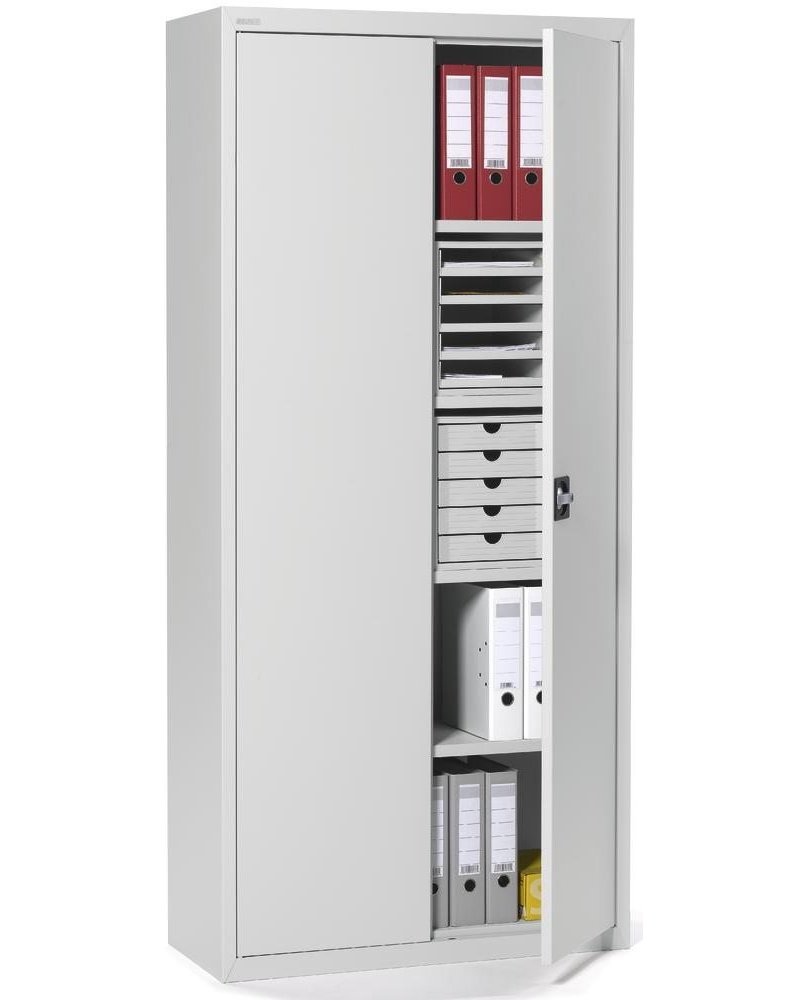 großer preiswerter Büro-Stahlschrank Breite x Höhe 92 x 195 cm