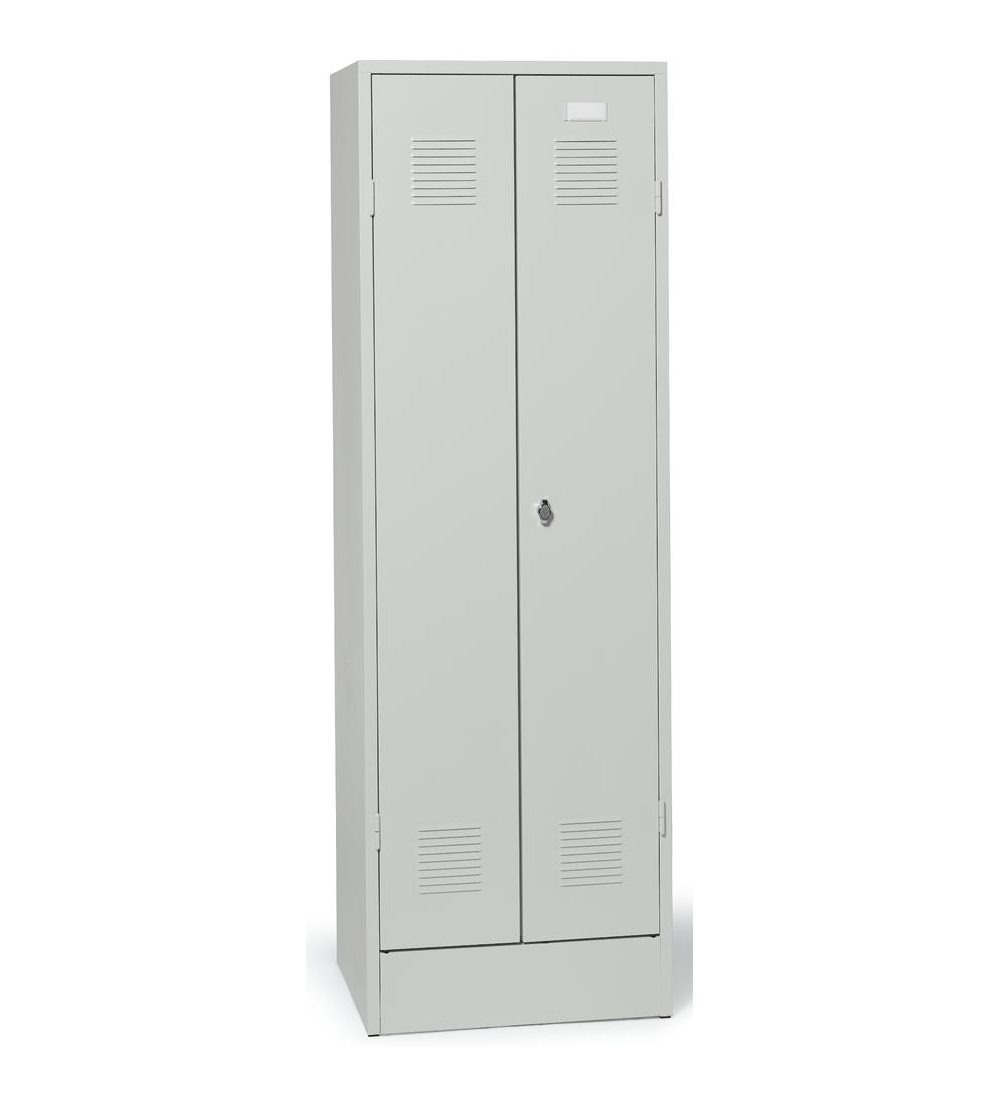 Putzmittelschrank und Garderobenschrank für Arbeitskleidung