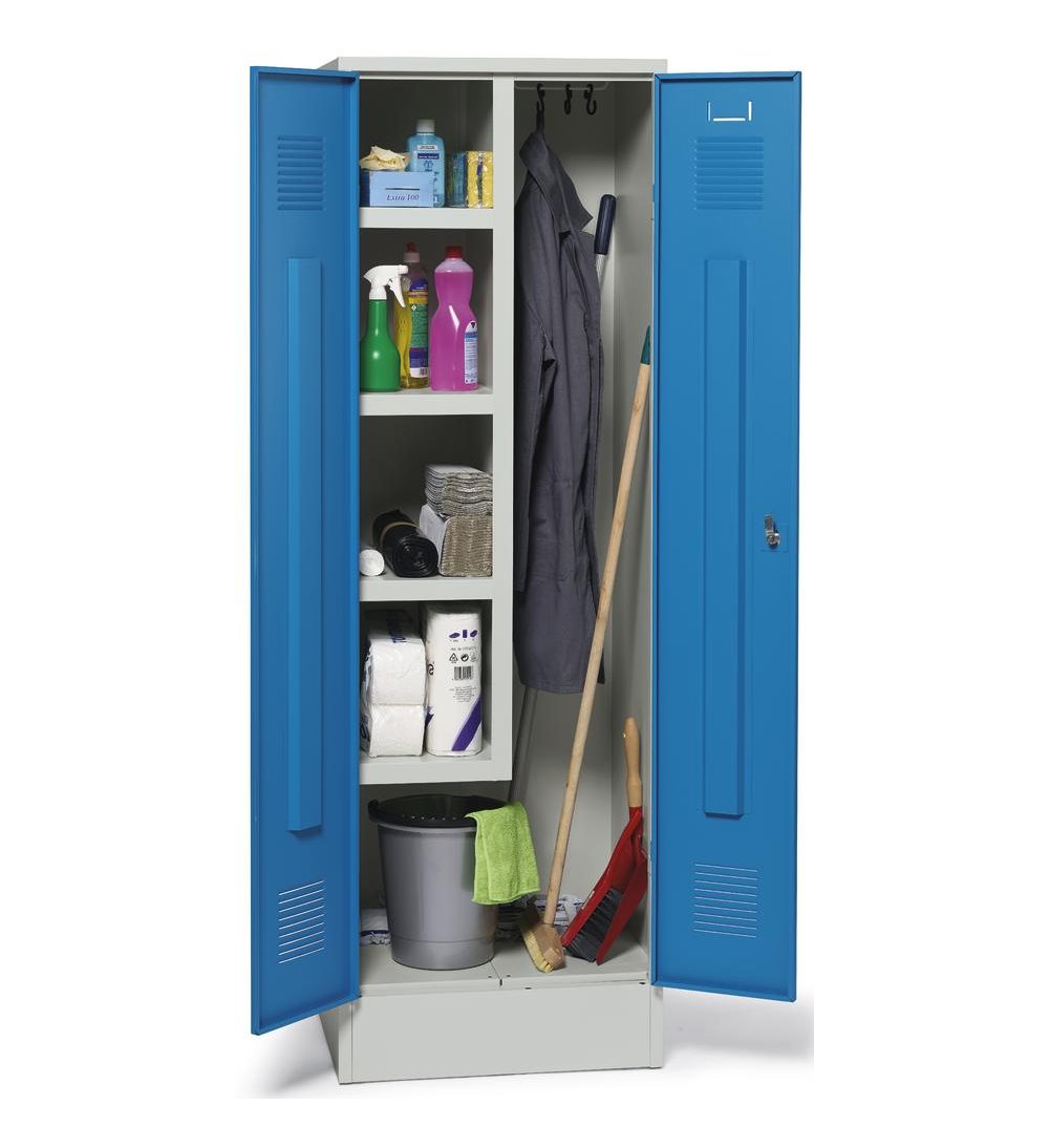 Günstiger massiver Putzmittel-Stahlschrank