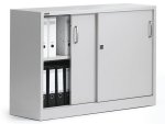 Büro-Stahlschrank in 2 Ordnerhöhen