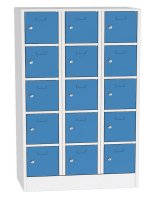 Schließfachschrank 120 x 185 cm mit 15 Schließfächer