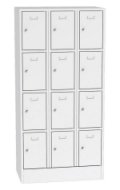 Schließfachschrank 90 x 185 cm mit 12 Schließfächer