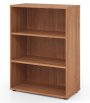offener Büro-Regalschrank Nussbaum