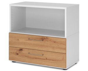 Hochwertiges Büro-Sideboard weiß leicht auf- und abbaubar